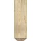 Ekena Millwork Traditional Craftsman Rough Sawn Bracket w/ Offset Brace, Douglas Fir, 8"W x 26"D x 26"H BKT0806X26X26TRA04RDF - alternate 4